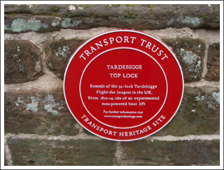 Tardebigge flight memorial plaque